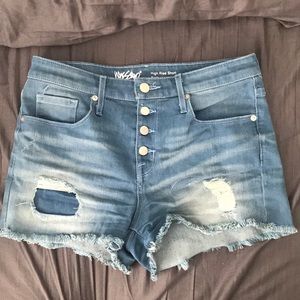 Mossimo denim high rise shorts
